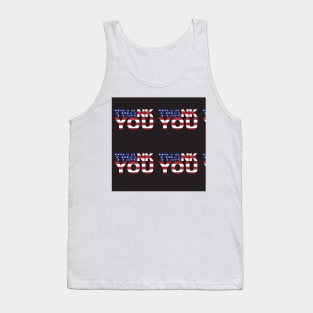 Thank You American Flag Tank Top